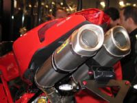 Arrow Ducati 1198/1098/848 Slip-On Thunder Titanium Race Exhaust. includes all hardware & carbon muffler brackets.